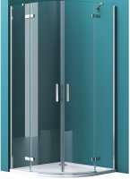 Душевой уголок BelBagno Kraft 100х100 KRAFT-R-2-100-C-Cr профиль Хром стекло прозрачное