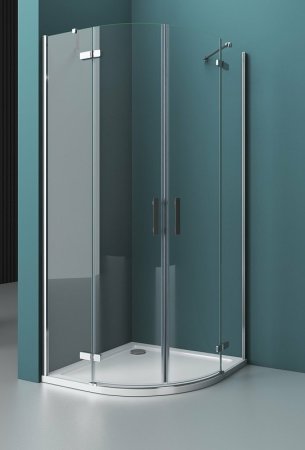 Душевой уголок BelBagno Kraft 100х100 KRAFT-R-2-100-C-Cr профиль Хром стекло прозрачное 