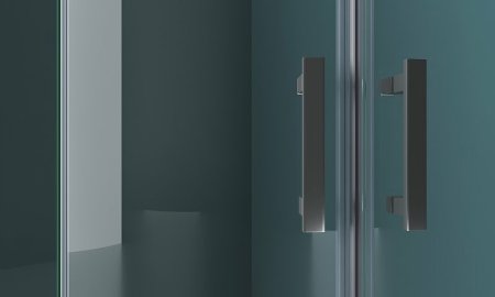 Душевой уголок BelBagno Kraft 100х100 KRAFT-R-2-100-C-Cr профиль Хром стекло прозрачное 