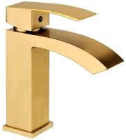 Смеситель для раковины Grocenberg GB2007MG, золото