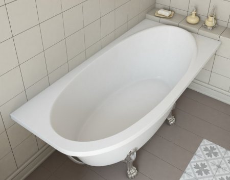 Ванна из литьевого мрамора Эстет Венеция 170 R 170x80 