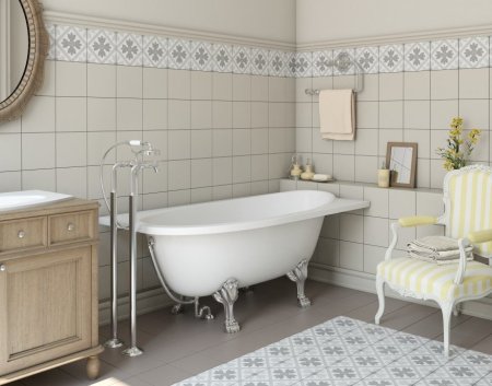 Ванна из литьевого мрамора Эстет Венеция 170 R 170x80 