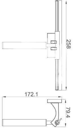 Скребок Gappo G0730 Хром 