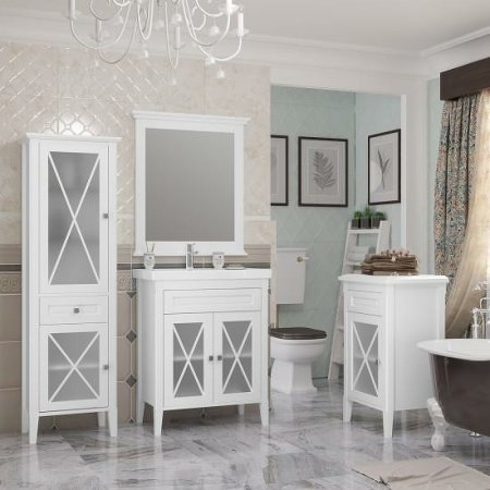 Тумба под раковину Opadiris Палермо 70 00-00006720 Белая матовая 