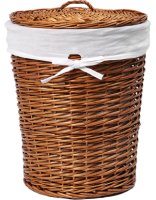 Корзина для белья WasserKRAFT Leine WB-350-L светло-коричневая, большая