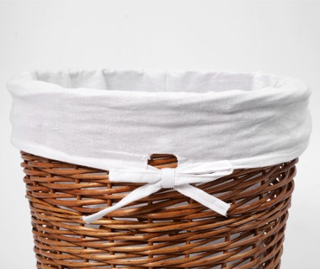 Корзина для белья WasserKRAFT Leine WB-350-L светло-коричневая, большая 