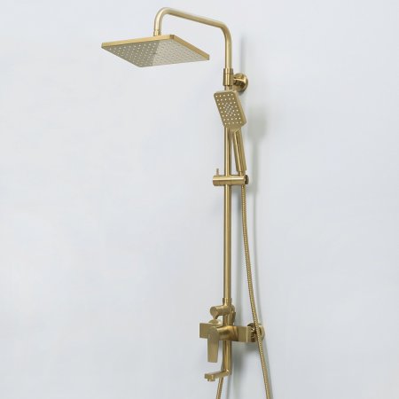 Душевая стойка WasserKRAFT Aisch A15501 золото матовое 