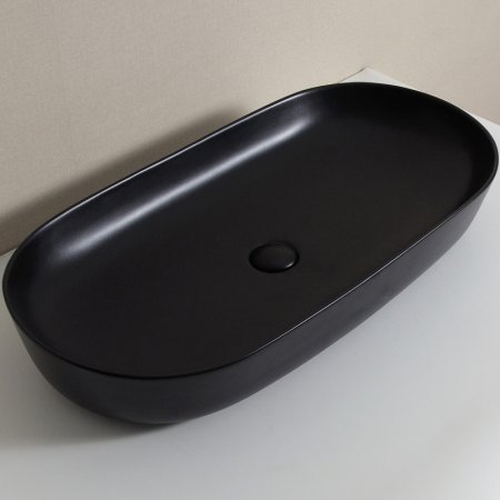 Раковина-чаша CeramaLux 80 78327MB Черная матовая 