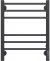 Электрический полотенцесушитель Terminus Сицилия П6 450х600 4670078527622 Черный матовый 