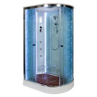Душевая кабина Deto ЕМ1511 L LED с гидромассажем