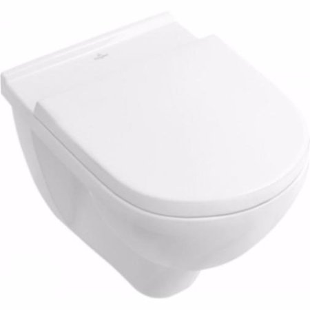 Унитаз подвесной Villeroy & Boch Targa Rimless Pack с сиденьем микролифт безободковый 