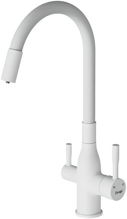 Смеситель для кухни Frap H96 F4396-8 Белый 
