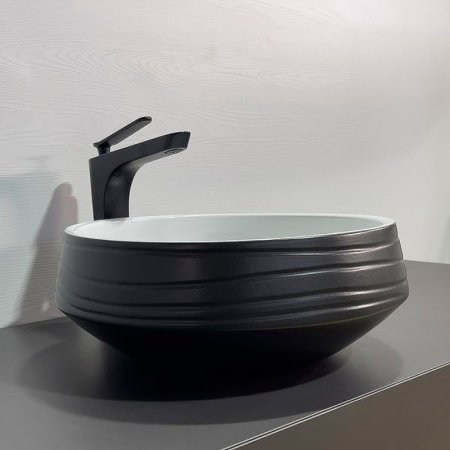 Раковина-чаша Comforty 41.5 J2110 00-00012221 Черная Белая 