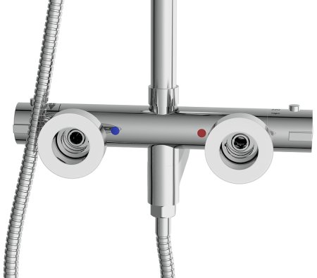 Душевая система Cersanit Vivo 64090 с термостатом Хром 