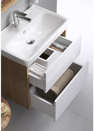 Тумба под раковину Aqwella Сити Т6м/DK 60 CI0106DK Дуб канадский 