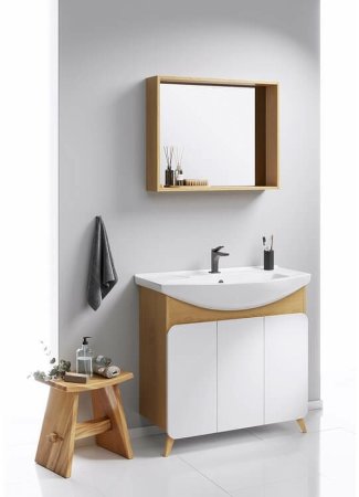 Зеркало Aqwella Basic 60 BAS0207DZ Дуб золотой 