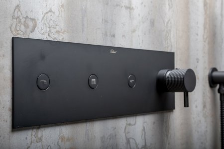 Душевая система Boheme Fusion 130-B Черная 