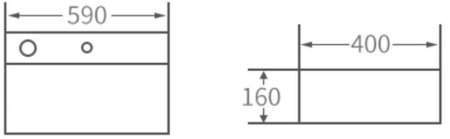Раковина Ceramalux 6253L 