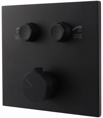 Душевая система Vincea VSFW-4211MB Черная матовая 