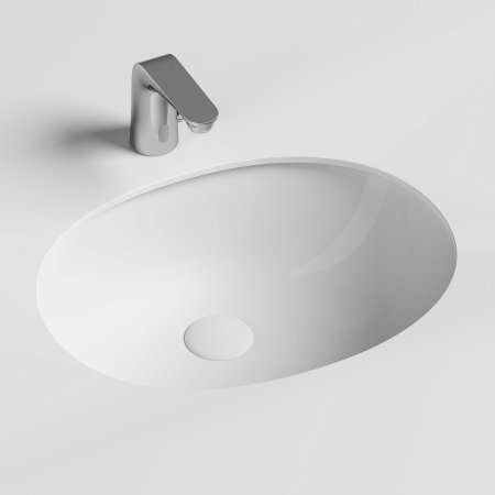 Мебельная раковина Ceramica Nova Element CN6043 встраиваемая белая 