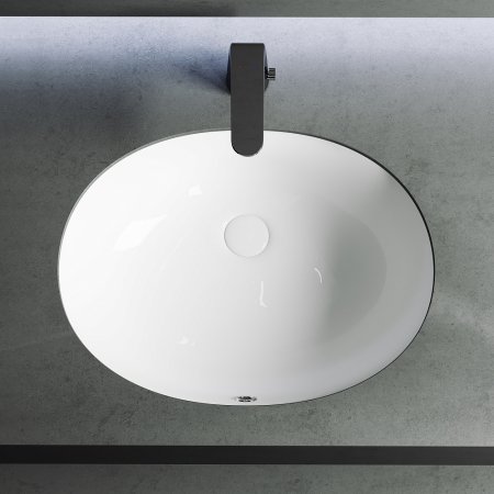 Мебельная раковина Ceramica Nova Element CN6043 встраиваемая белая 