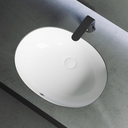 Мебельная раковина Ceramica Nova Element CN6043 встраиваемая белая 