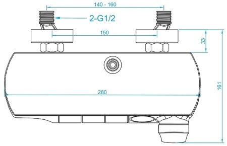 Душевая система RGW Shower Panels SP-33W 51140133-03 Белая 