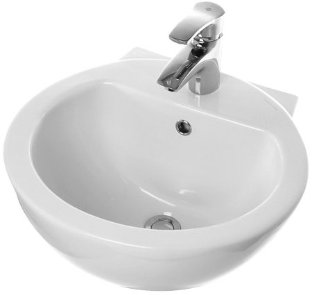 Раковина Sanita Luxe Art Luxe 50 SL400001 ARTSLWB01+ARTSLPD10 Белая 