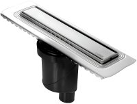 Душевой лоток Berges B1 Keramik 500 091016 с решеткой Хром глянец