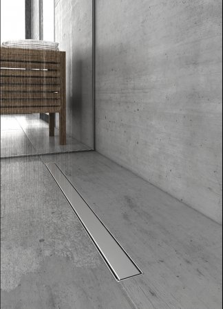 Душевой лоток Berges B1 Keramik 500 091016 с решеткой Хром глянец 