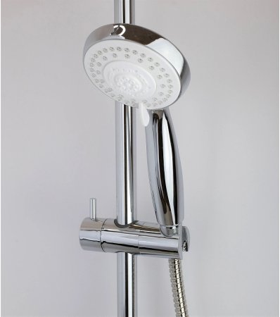 Душевая система ESKO ST1010shelf Хром Белый 