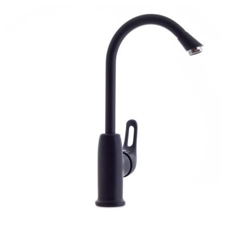 Смеситель D&K Eucharius Rhein DA1372420 для кухонной мойки, антрацит 