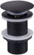 Донный клапан для раковины Raglo R600.02.06, черный 