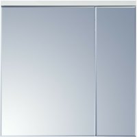 Зеркальный шкаф Aquaton Брук 80 1A200602BC010 с подсветкой Белый