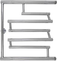 Полотенцесушитель водяной с боковым подключением/змеевик в ванную Energy Prima 600х600, форма Е-образная (фокстрот), нержавеющая сталь, подключение 1", 630мм х 600мм, все для подключения в комплекте