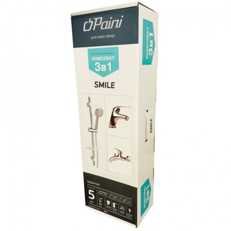 Комплект смесителей Paini Smile 39CRKIT3 Хром 