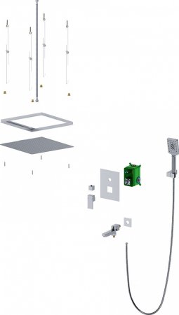 Душевой комплект Timo Selene SX-2039/00SM с внутренней частью, хром 