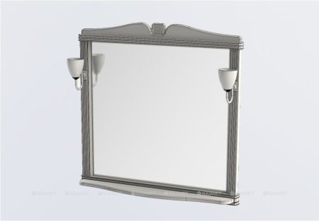 Зеркало Aquanet Николь 100 орех 