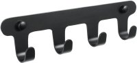 Планка с четырьмя крючками FIXSEN PRACTICA FX-805B-4, черный