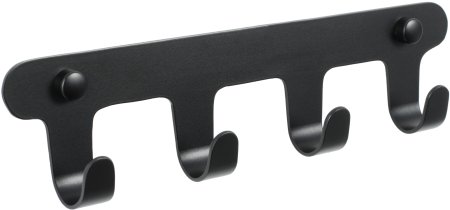 Планка с четырьмя крючками FIXSEN PRACTICA FX-805B-4, черный 