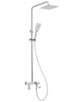 Душевая система настенная Deante ALPINIA NAC_01AM хром Душевая система настенная Deante ALPINIA NAC_01AM хром