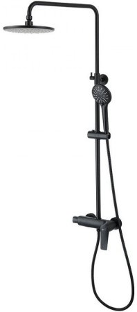 Душевая система Lemark Bronx LM3760BL Черная 