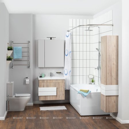 Зеркало-шкаф Aquanet Мадейра 80 дуб кантри 