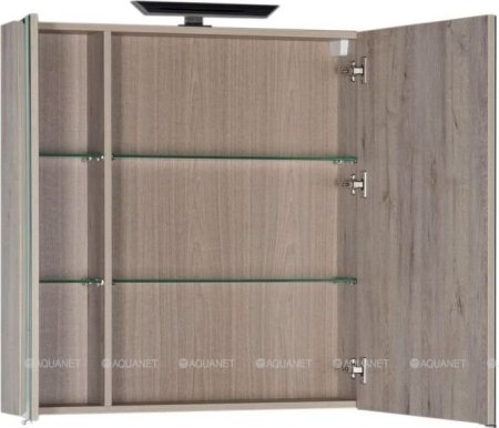 Зеркало-шкаф Aquanet Мадейра 80 дуб кантри 