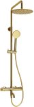 Душевая система WasserKRAFT A188.208.207.PG Thermo с термостатом Золото глянцевое 