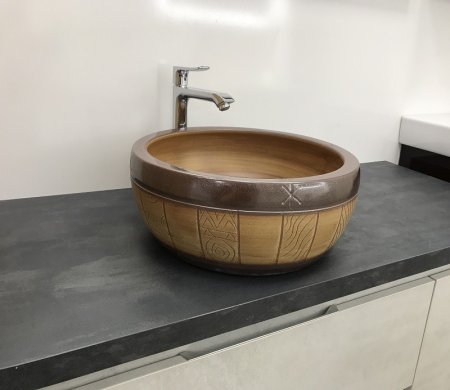 Раковина CeramaLux J2052 накладная 