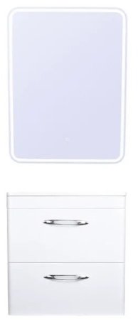 Тумба под раковину Style Line Каре 60 СС-00002268 Люкс Plus подвесная Белый 