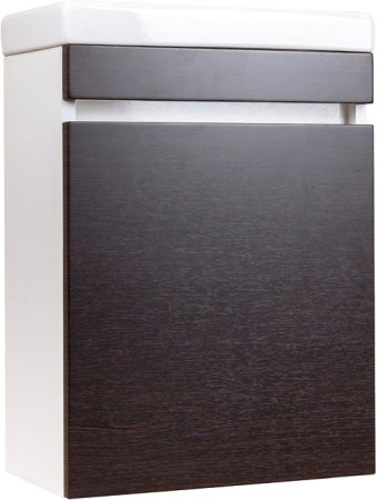 Тумба под раковину Style Line Compact 40 Люкс СС-00000417 подвесная Венге 