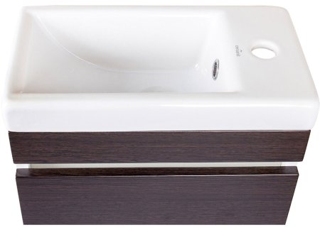 Тумба под раковину Style Line Compact 40 Люкс СС-00000417 подвесная Венге 