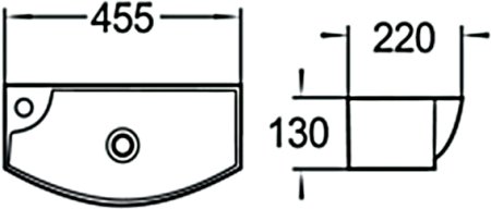 Рукомойник SantiLine SL-2013R 